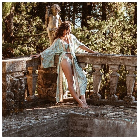 Spell & The Gypsy Maisie (Sample) Maxi Robe Kimono One Size - Picture 15 of 15